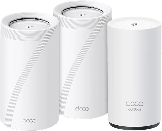 TP-Link Deco BE85 Wifi 7 Mesh Systeem 2-pack met Deco BE25 Outdoor