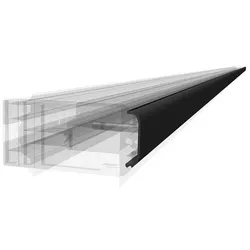 SL Rack Fassadensystem Abdeckprofil - 1790 mm, schwarz elox