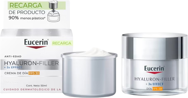Eucerin Hyaluron-Filler Day Cream SPF30 50ml + Refill 50ml