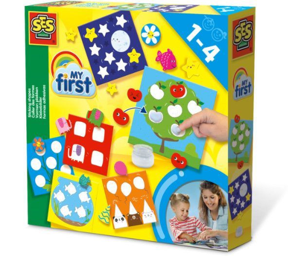 SES Creative My First Vormen Plakken 14428 voor Fijne Motoriek