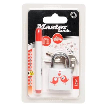 Master Lock LOVE - Vorhängeschloss (66258300)