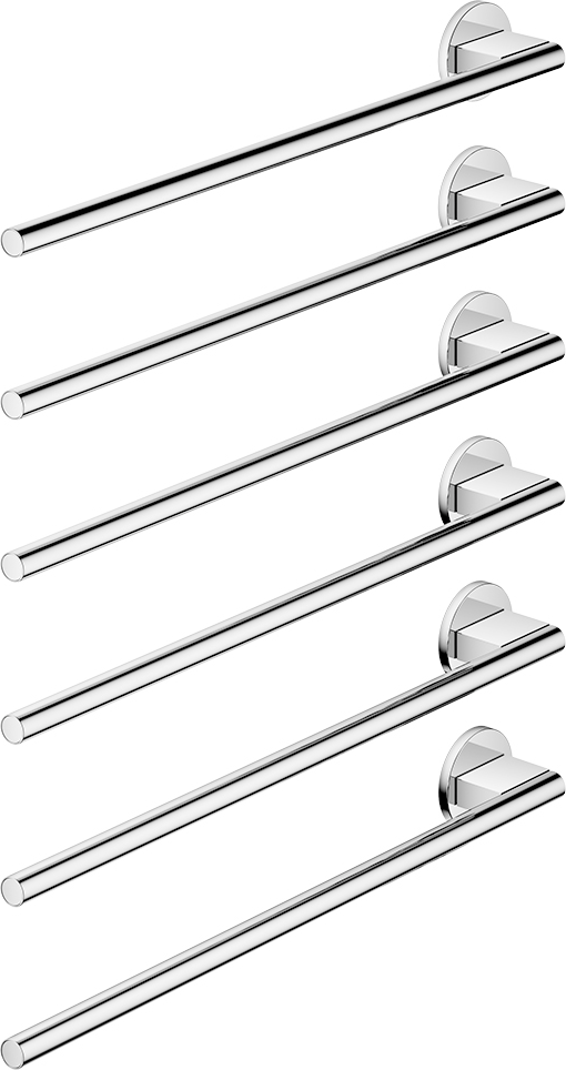 Sèche-serviettes mural Dornbracht 83306979-93, chrome brossé