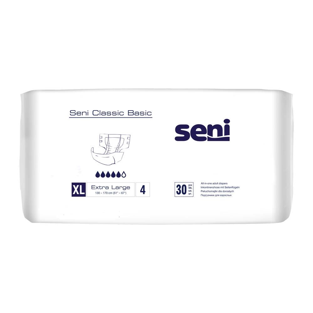 Seni Classic Basic Inkontinenzslip XL 30 St Kombipackung