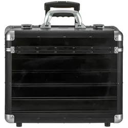 Alumaxx Pilotenkoffer Trolley Business Koffer Aktenkoffer Rollen schwarz 45166