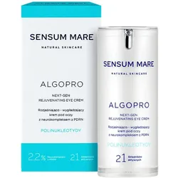 Lirene, Augenpflege, Sensum Mare Algopro Brightening And Smoothing Eye Cream With 22 Neurocomplex With Pdrn 15ml (Augenpflege Crème, 15 ml, Tag + Nacht)