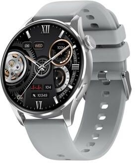 CaseAndConnect CY32 Bluetooth Smart Watch With 1.39 Inch IPS Display Bluetooth Calling IP67 Fitness Tracker silver