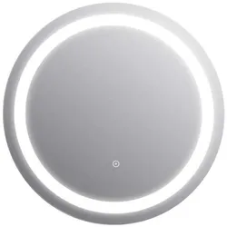 Duschmeister LED-Spiegel rund 60x60 cm mit Touch - Badmöbel