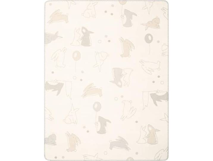 biederlack Babydecke Little Rabbits Baumwollmischung Creme Größe 75x100 cm