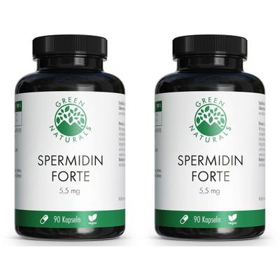 Green Naturals Spermidin Forte 5,5 mg vegan x2 2x90 St Kapseln