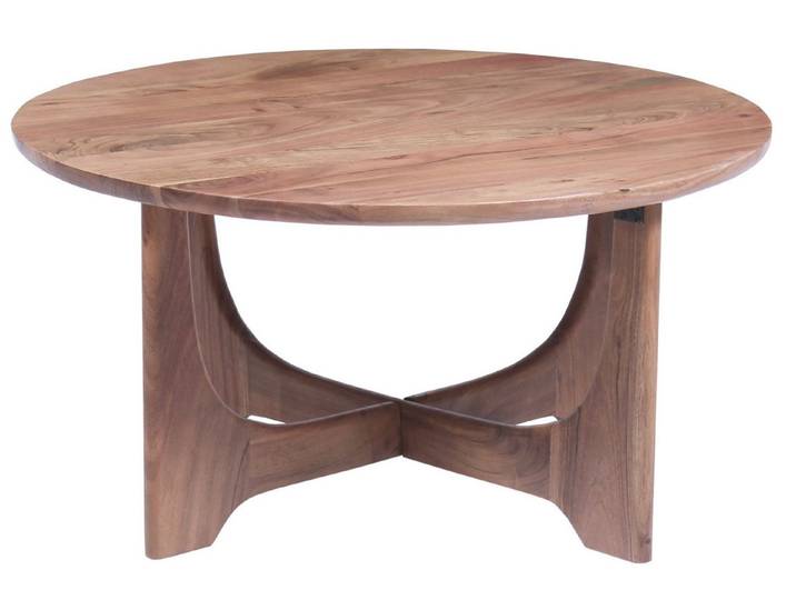 Gall&Zick Couchtisch Massivholz Couchtisch rund, 85 cm