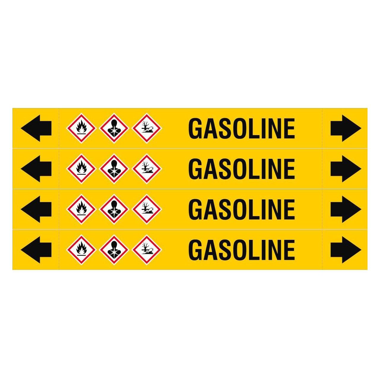 Brady ASME - Rohrmarkierer - Gasoline (ASMEPM-26X230MM-GASOLINE)