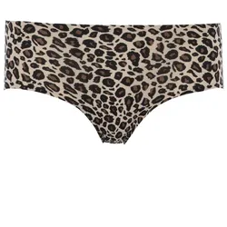 Chantelle Damen Shorty-Slip - SoftStretch, nahtlos, unsichtbar, Einheitsgröße 36-44, Muster Schwarz/Nude / One Size