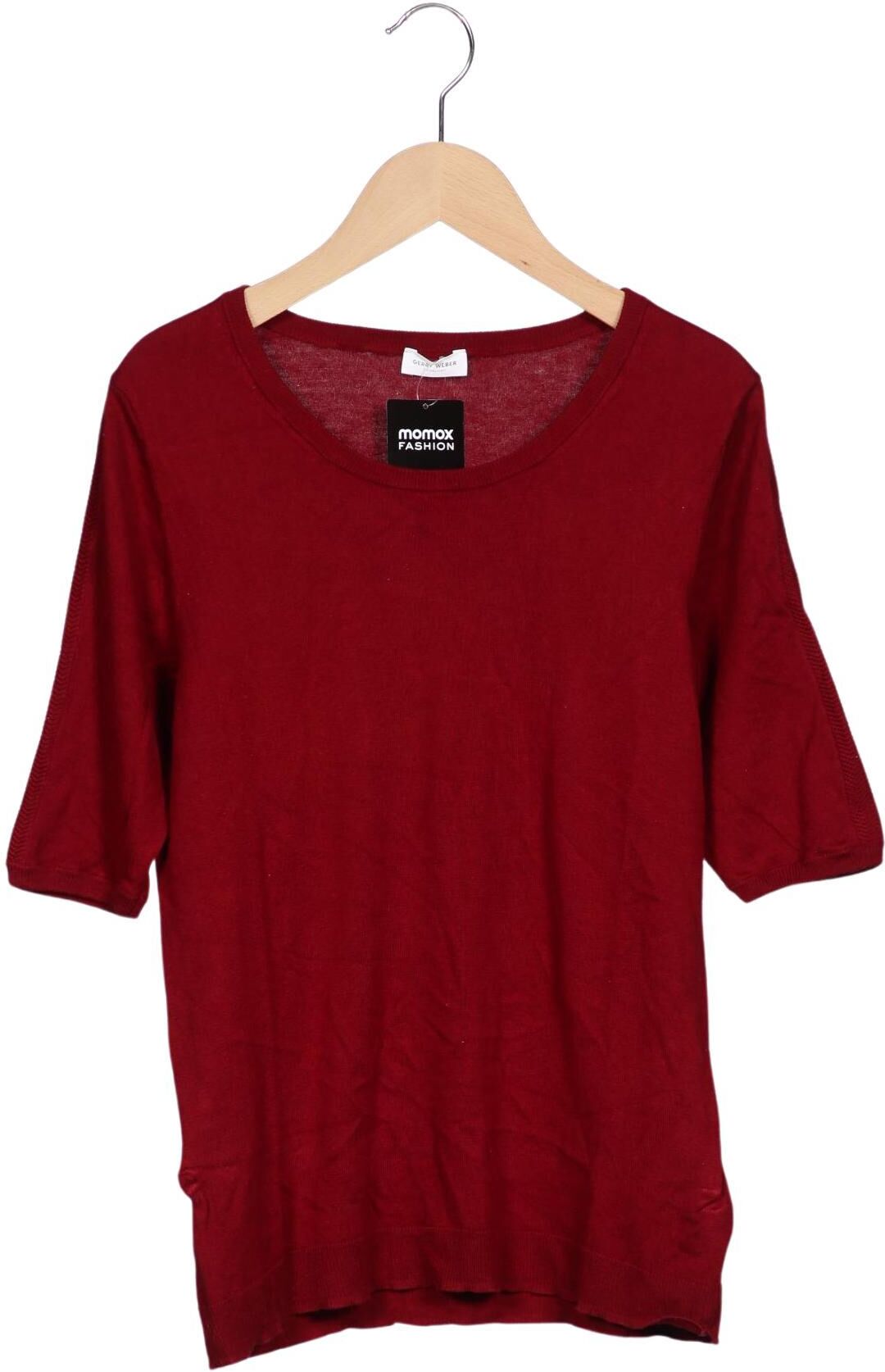 Gerry Weber Damen Pullover, Rot, Gr. M, Baumwolle / Viskose / Seide - Second Hand