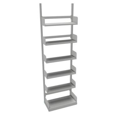 Variabo Freiarmregal, Grundfeld, einseitig, 250 mm Fachbodentiefe, 750 x 2500 mm
