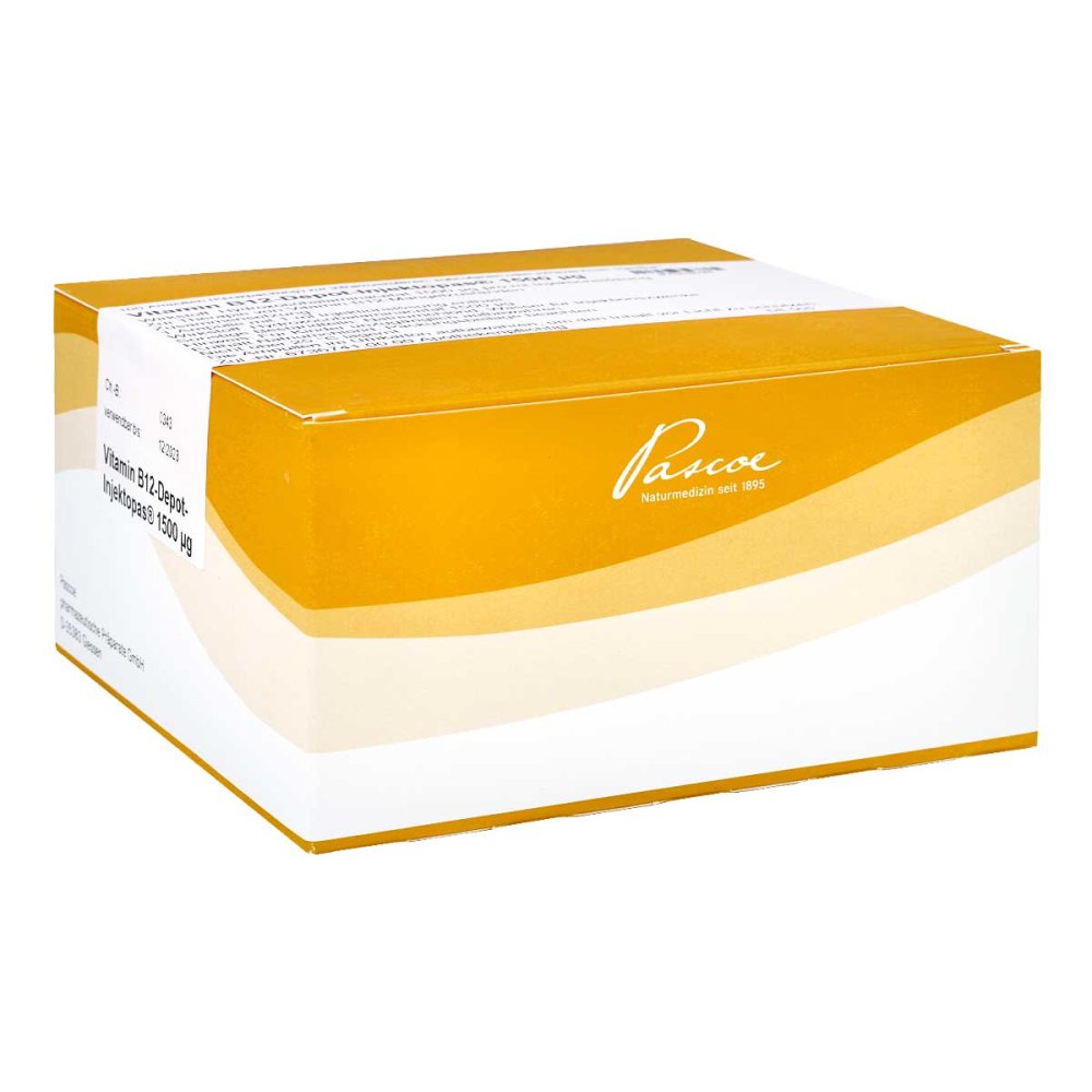 Pascoe pharmazeutische Präparate GmbH Vitamin B12-Depot-Injektopas 1500 µg Injektionslösung 07568695