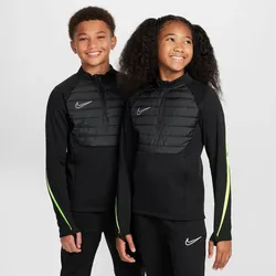 Nike Academy Therma-Fit Fußballoberteil Kinder schwarz/neongelb