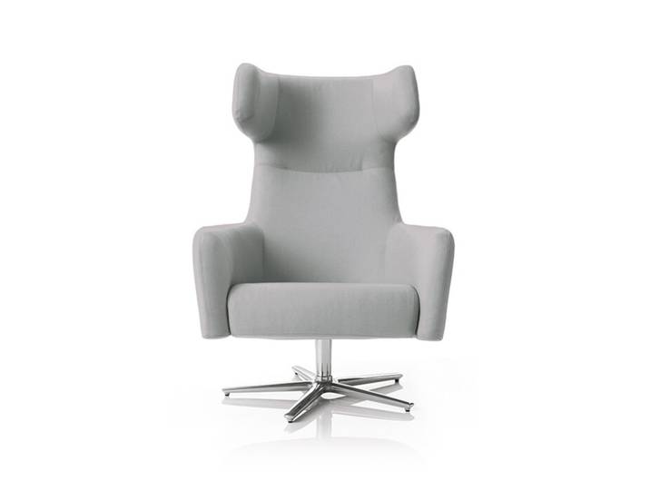 Softline Drehsessel Havana Swivel grau, Designer busk+hertzog, 79x113x90 cm