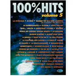 100% Hits vol.5: songbook piano/vocal/guitar, Fachbücher