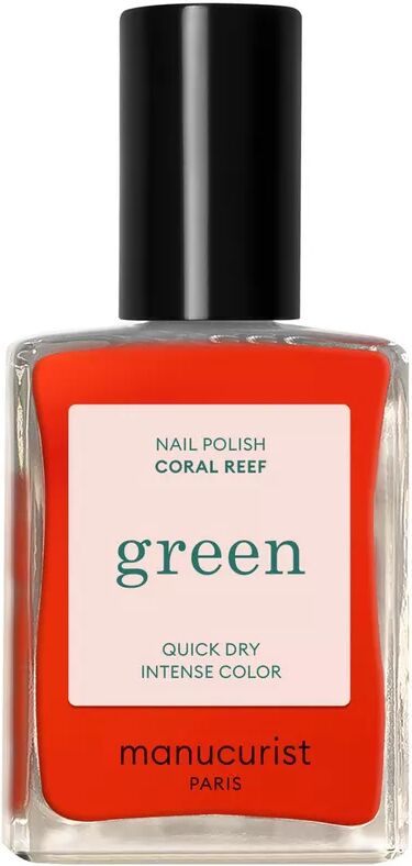 Manucurist - Nagellack Green Coral Reef (Rouge orangé), 15 ml