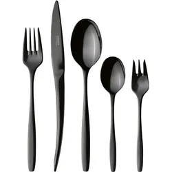 Mäser Besteck-Set, Edelstahl Nigran Schwarz