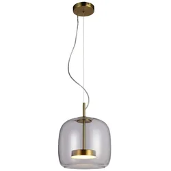 Italux PND-17760A-BRSS-SG LED Pendelleuchte Caste | 10W LED | 850lm | 3000K