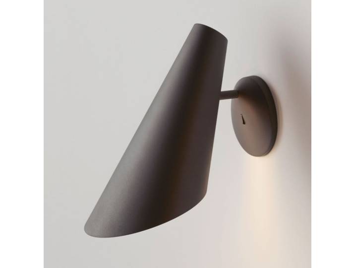 I.Cono 0720 Wandleuchte, grau, Höhe 28 cm - Vibia - Schlafzimmer - Modern - Kunststoff - Einflammig