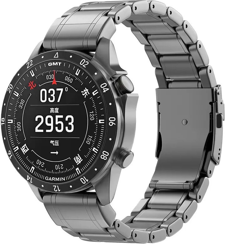 INF 22mm Titan-Uhrenarmband für Garmin Fenix 8/7 - Grau