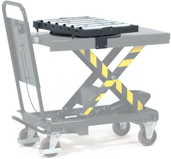 fetra Transporteur à rouleaux avec couronne d'orientation à billes (6891)