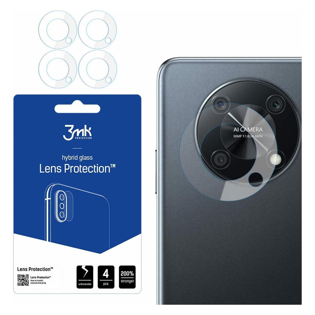 3MK Lens Protect Huawei Nova Y90 Ochrona na obiektyw aparatu 4szt (4 Stk., Huawei Nova Y90) (5903108486545)