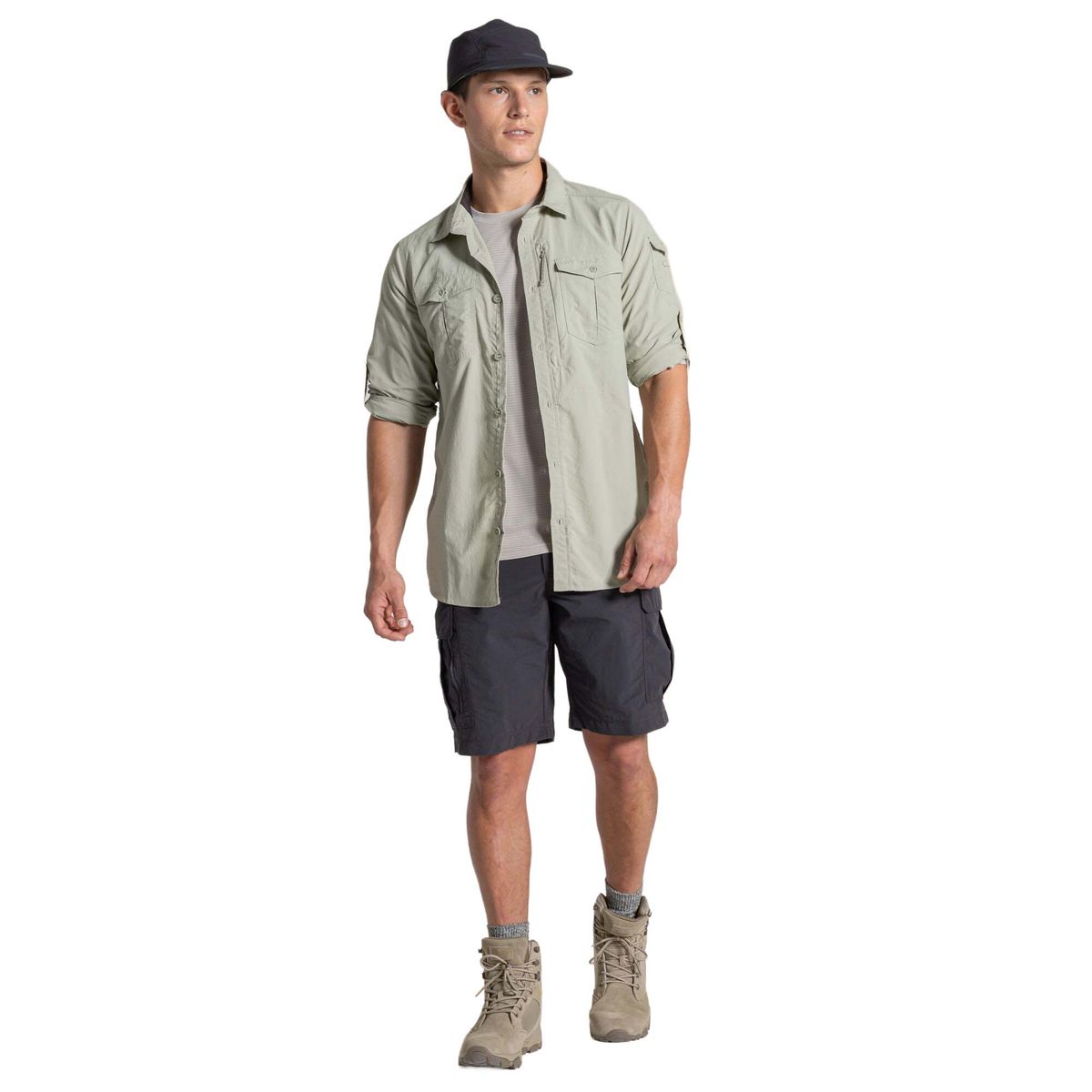 Craghoppers Nosilife Adventure Long Sleeved Shirt III bay leaf (905) S CMS709 905 50