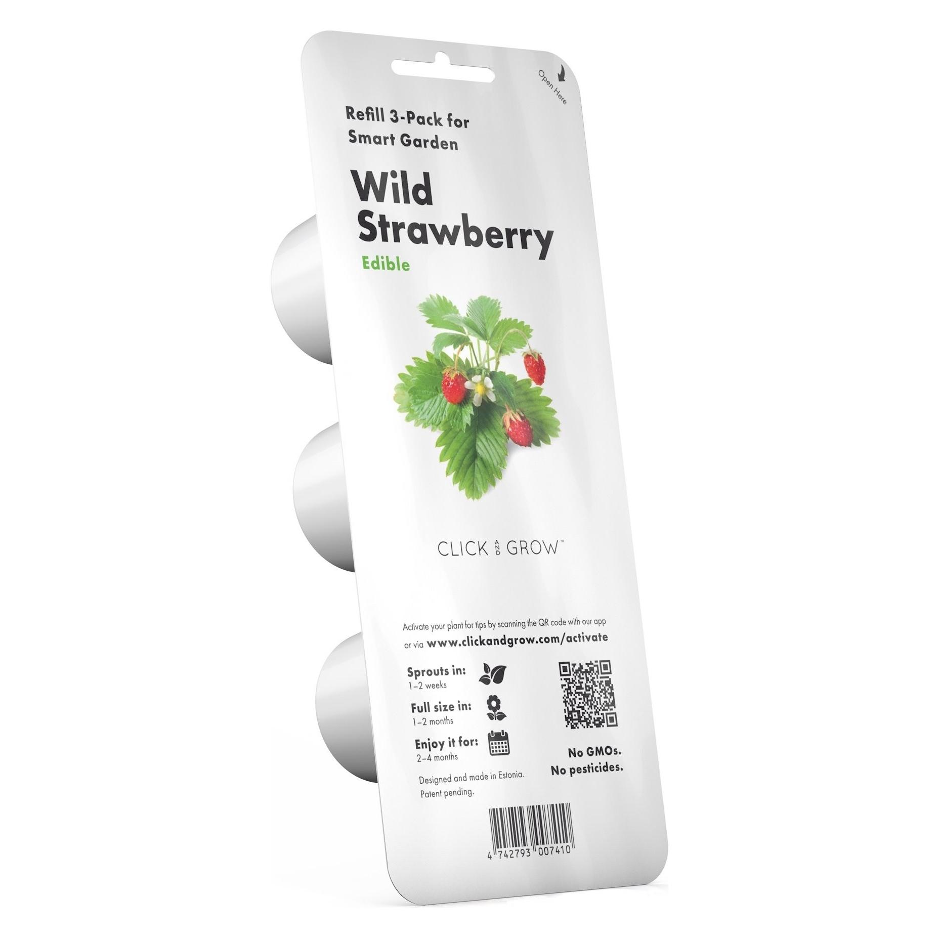 Click and Grow Wild Strawberry (Gemüsesamen) (6536-Wilderdbeere)
