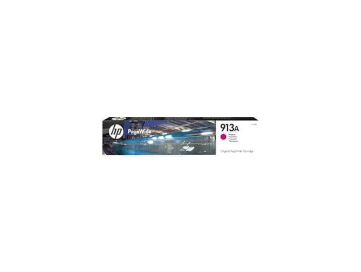 HP 913 Magenta\, Cartouche Encre Originale Compatible avec les séries PageWide 352\, 377\, P55250dw\, et séries PageWide Pro 452dw\, 477\, 552dw\, 3000 pages (F6T78AE)