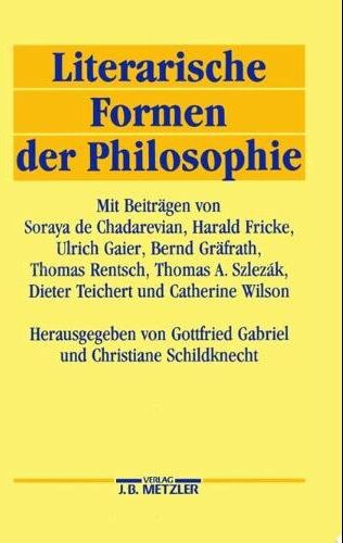Gottfried Gabriel - Literarische Formen der Philosophie - Preis vom 06.10.2026 07:26:00 h