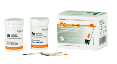 1001 Artikel Medical GmbH BEURER GL44/GL50 Blutzucker-Teststreifen Folie 50 St 12772630