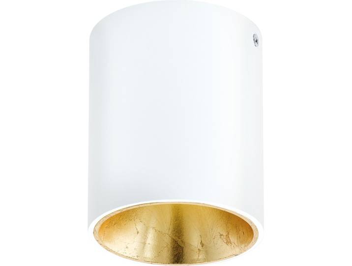 Eglo LED Plafonnier Polasso rond blanc et or