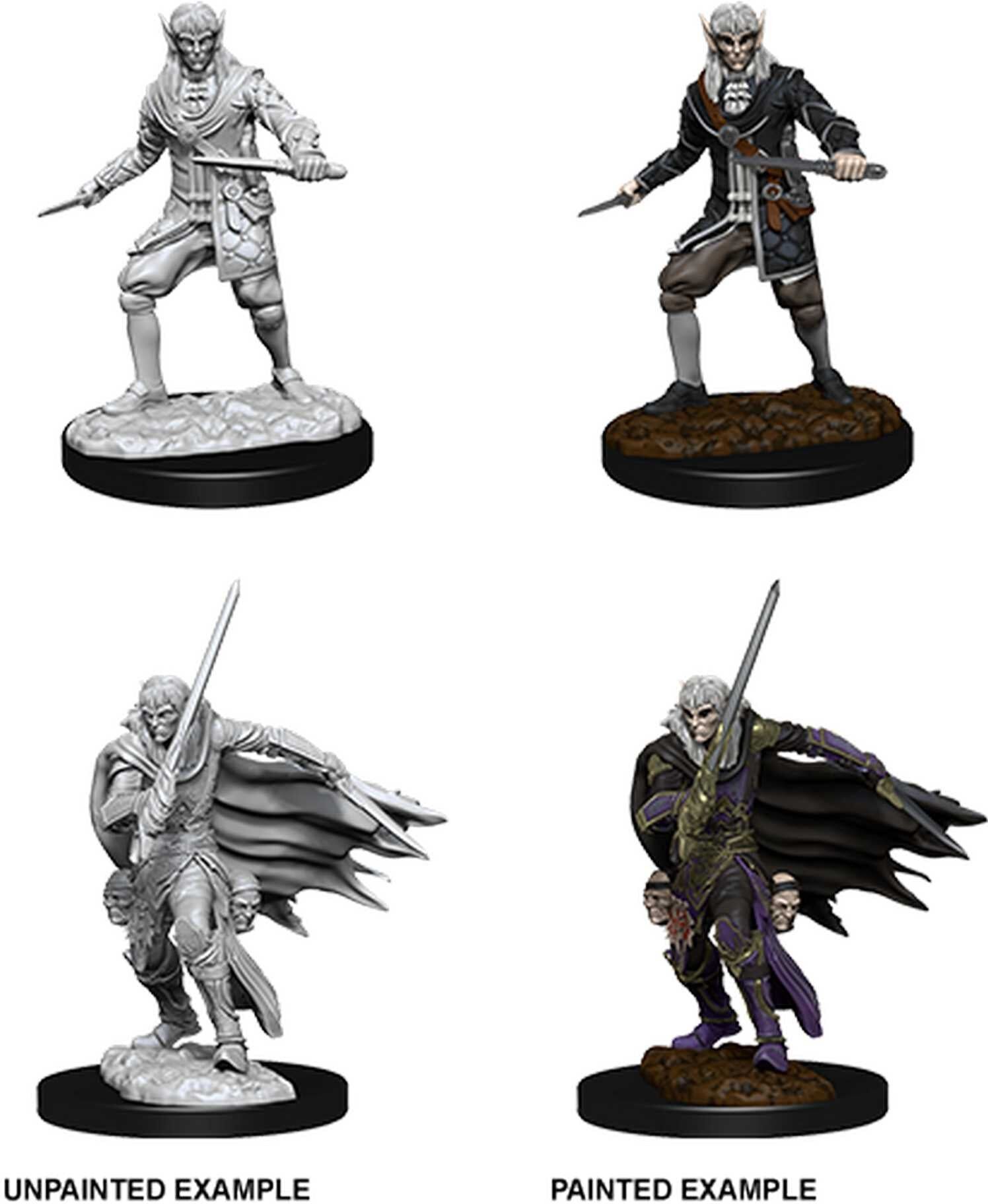 Wiz Kids LLC Pathfinder Deep Cuts Unpainted Miniatures: Male Elf Rogue for Tabletop Gaming