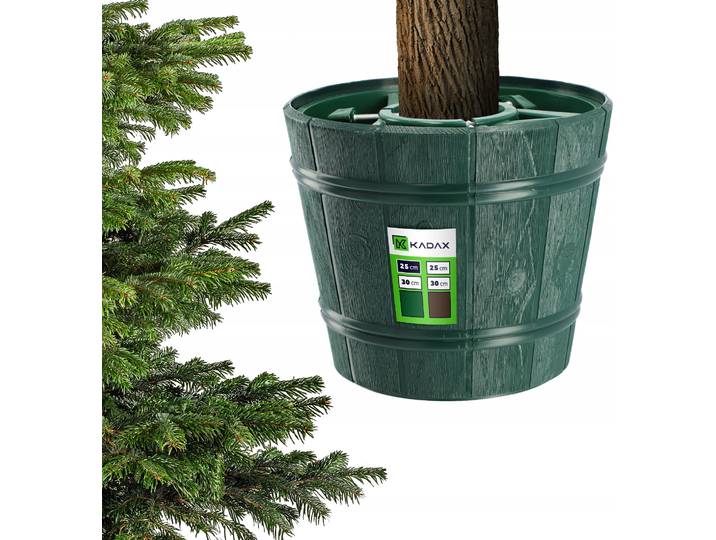 KADAX Support pour sapin de Noël \ Taden\ \, vert Support pour sapin de Noël\, hauteur d'arbre jusqu'à 240 cm