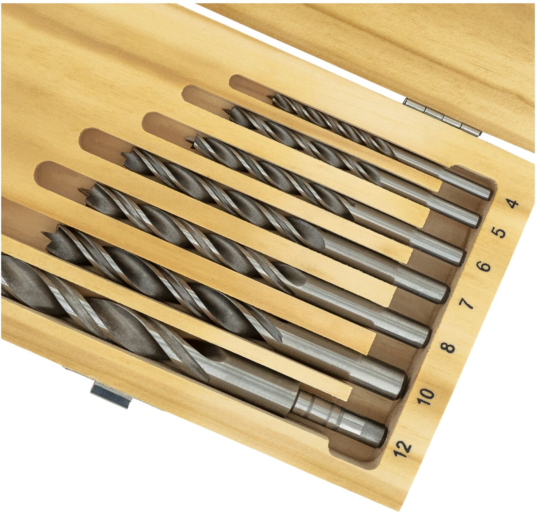 STIER Holzbohrer-Set 7-tlg. 4-12 mm (902982)