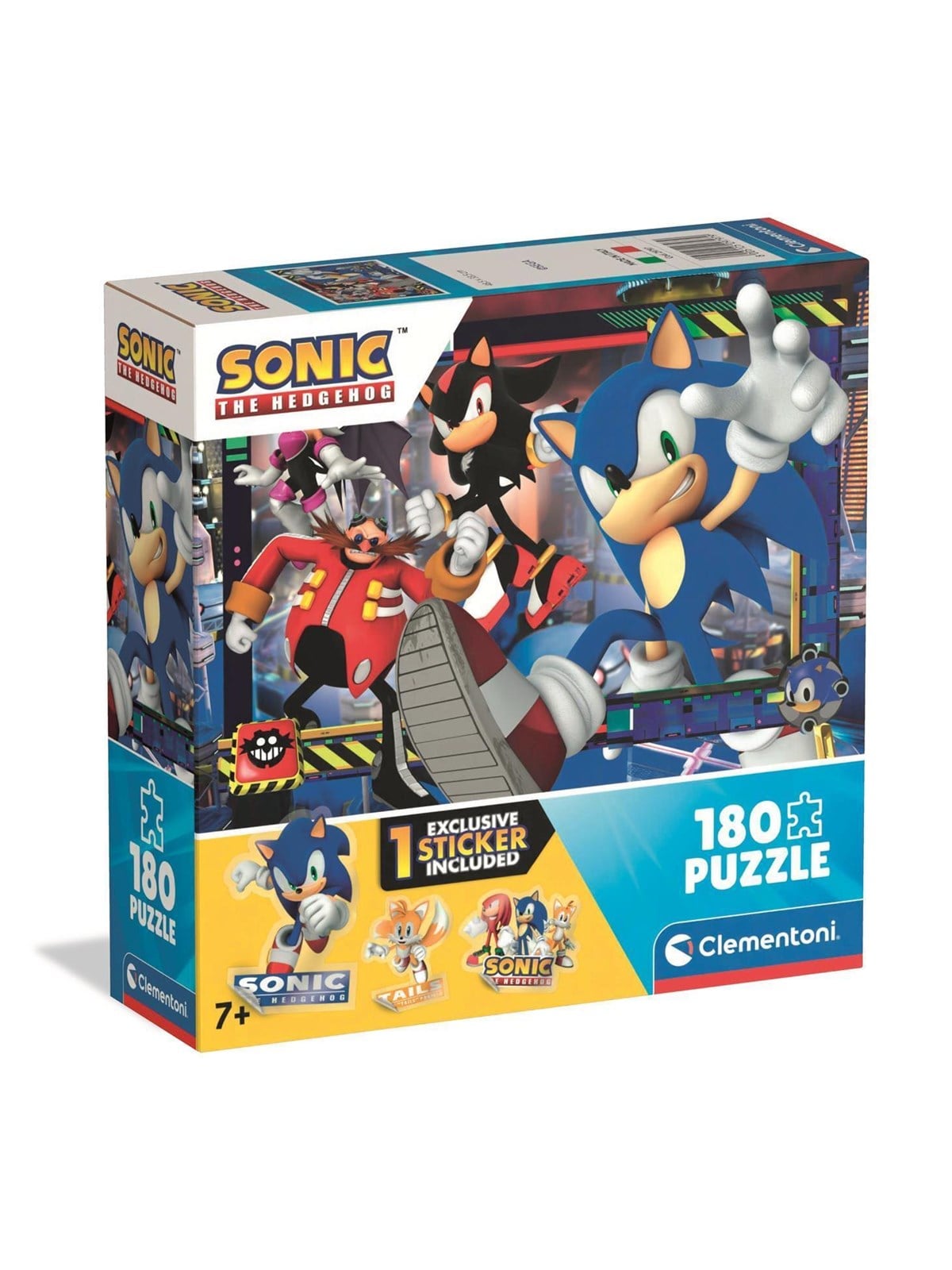 Clementoni Puzzle Square Box - Sonic 2, 180-teilig 2D Puzzles