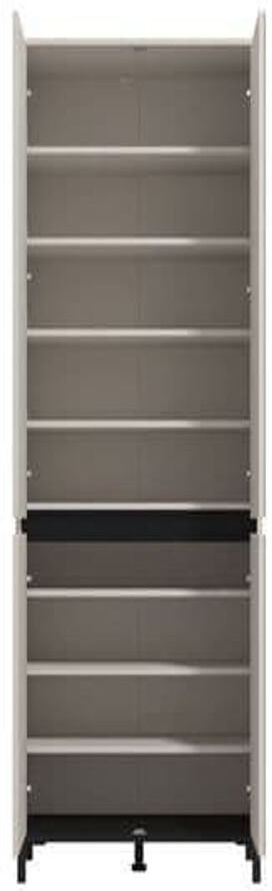 Ebern Designs 40 Pair Shoe Rack Ivory 40