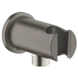 Grohe Rainshower Wandanschlussbogen mit Duschhalter Gebürstetes Hard Graphite 26658AL0