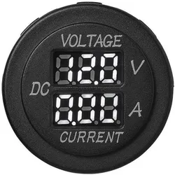 ProPlus, Autobatterie Zubehör, Einbau-Volt-Amperemeter 6-30V / 0-10A im Blister