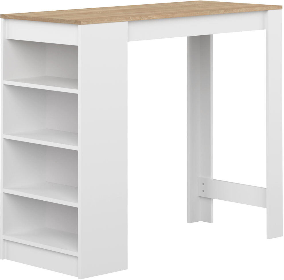 Zipcode Design Neville Rectangular Dining Table Oak/White