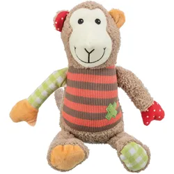 2x Trixie Hunde-Spielzeug Affe Plüsch, 38 cm (Plüschspielzeug Hund), Hundespielzeug