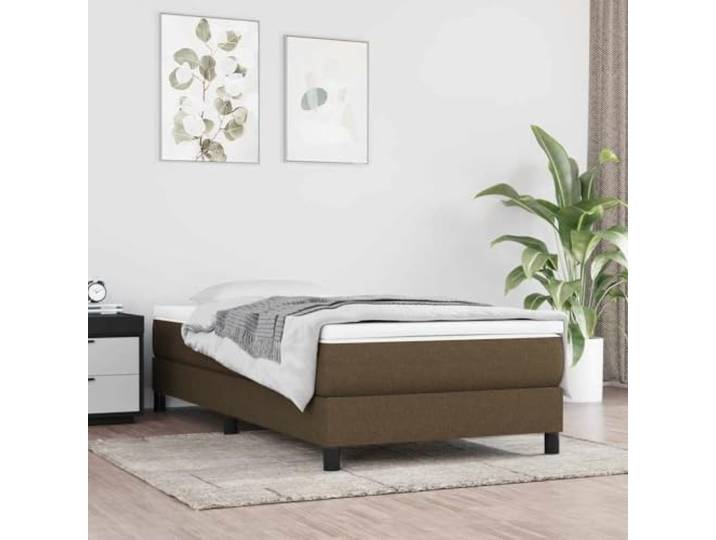 KTHLBRH Matratze 80x160 cm Taschenfederkern Mittel Braun Polyester Atmungsaktiv, strapazierfähig, stoßdämpfend, stützend, mittelharte Unterstützung