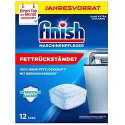 finish Maschinenpfleger 12 Tabs Spülmaschinentabs gegen Schmutz und Fett im Inneren