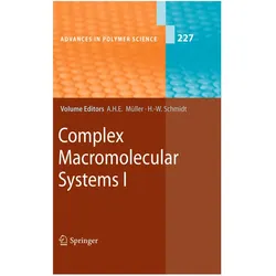 Complex Macromolecular Systems I, Fachbücher von Hans-Werner Schmidt, Axel Schmidt, H E Müller, Axel H. E. Müller