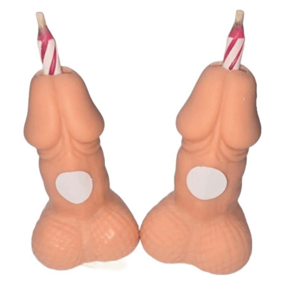 Diablo Picante - Penis-Geburtstagskerzen Mit Zahlen, Hellton, 2 Stãoeck (70122417)