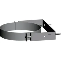 Wolf Wandhalterung DN125 verstellbar aus Edelstahl