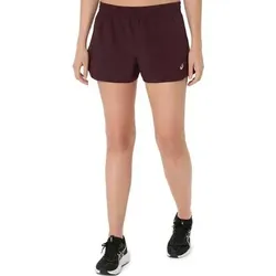 ASICS Damen Shorts CORE SPLIT SHORT, Größe L in Schwarz Schwarz